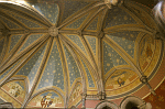 Die Decke des Stiegenhauses