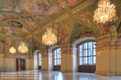 Viennaslide-00010338h Wien, Palais des Niederösterreichischen Landhauses, Sitzungssaal, Deckengemälde von Antonio Beduzzi 1710