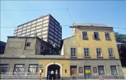 Viennaslide-00030133 Wien, Altbau Parkgasse / Erdbergstraße in den 1980ern