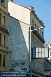 Viennaslide-00252101 Wien, Spuren einer Außenwerbung auf einer Feuermauer