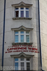 Viennaslide-00422230 Wien, Gemeindebau des 'Roten Wien' - Vienna, Council Tenement Block, 'Red Vienna', Metzleinstaler-Hof, Margaretengürtel 90–98, Robert Kalesa 1920 bzw. Hubert Gessner 1925