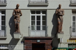 Viennaslide-00428132 Wien, Wohnhaus Am Modenapark 7, Rudolf Frass 1931, Plastiken von Wilhelm Frass