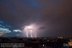 Viennaslide-01000300 Wien, Gewitter - Vienna, Thunderstorm