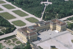 Viennaslide-01020285 Wien, Schloß Schönbrunn, Luftbild - Vienna, Schoenbrunn Palace, Aerial View