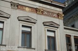 Viennaslide-01114074 Wien, Ringstraße, Parlament, historisches Muster für die ursprünglich vorgesehene Fassadengestaltung
