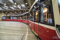 Viennaslide-03540119 Wien, Präsentation der neuen Straßenbahn Bombardier Flexity - Vienna, Bombardier Flexity Tramway Presentation