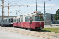 Viennaslide-03700296 Wien, Straßenbahn, Hauptwerkstätte, Hilfsfahrzeuge am Vorfeld - Vienna, Tramway, Main Workshop