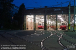 Viennaslide-03725148 Wien, Straßenbahnremise Simmering - Tramway Depot Simmering
