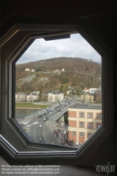 Viennaslide-04518132 Salzburg, Blick vom Landesgericht auf die Karolinenbrücke über die Salzach
