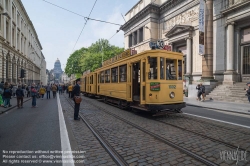 Viennaslide-05819704 Brüssel, Tramwayparade '150 Jahre Tramway in Brüssel' am 1. Mai 2019 - Brussels, Parade '150 Years Tramway', May 1st, 2019