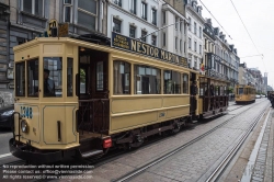 Viennaslide-05819724 Brüssel, Tramwayparade '150 Jahre Tramway in Brüssel' am 1. Mai 2019 - Brussels, Parade '150 Years Tramway', May 1st, 2019