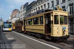 Viennaslide-05819726 Brüssel, Tramwayparade '150 Jahre Tramway in Brüssel' am 1. Mai 2019 - Brussels, Parade '150 Years Tramway', May 1st, 2019