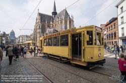Viennaslide-05819727 Brüssel, Tramwayparade '150 Jahre Tramway in Brüssel' am 1. Mai 2019 - Brussels, Parade '150 Years Tramway', May 1st, 2019