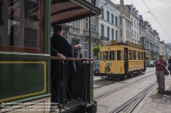 Viennaslide-05819729 Brüssel, Tramwayparade '150 Jahre Tramway in Brüssel' am 1. Mai 2019 - Brussels, Parade '150 Years Tramway', May 1st, 2019