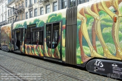 Viennaslide-05819738 Brüssel, Tramwayparade '150 Jahre Tramway in Brüssel' am 1. Mai 2019 - Brussels, Parade '150 Years Tramway', May 1st, 2019