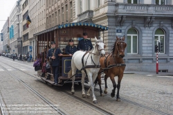 Viennaslide-05819766 Brüssel, Tramwayparade '150 Jahre Tramway in Brüssel' am 1. Mai 2019 - Brussels, Parade '150 Years Tramway', May 1st, 2019