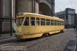Viennaslide-05819769 Brüssel, Tramwayparade '150 Jahre Tramway in Brüssel' am 1. Mai 2019 - Brussels, Parade '150 Years Tramway', May 1st, 2019