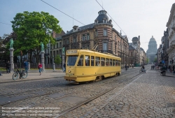 Viennaslide-05819774 Brüssel, Tramwayparade '150 Jahre Tramway in Brüssel' am 1. Mai 2019 - Brussels, Parade '150 Years Tramway', May 1st, 2019