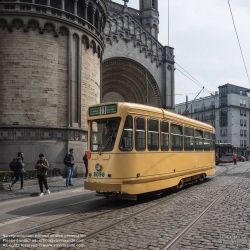 Viennaslide-05819783 Brüssel, Tramwayparade '150 Jahre Tramway in Brüssel' am 1. Mai 2019 - Brussels, Parade '150 Years Tramway', May 1st, 2019