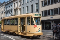 Viennaslide-05819785 Brüssel, Tramwayparade '150 Jahre Tramway in Brüssel' am 1. Mai 2019 - Brussels, Parade '150 Years Tramway', May 1st, 2019
