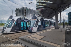 Viennaslide-05999155 Die Stater Tram (dt.: Städtische Straßenbahn) ist die Straßenbahn der luxemburgischen Hauptstadt Luxemburg, die am 10. Dezember 2017 eröffnet wurde. Die Straßenbahnlinie setzt Fahrzeuge des spanischen Unternehmens CAF (Construcciones y auxiliar de ferrocarriles), Urbos 3, ein.