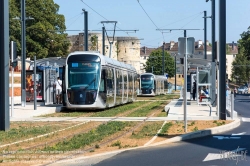 Viennaslide-05215998 Die Straßenbahn Caen (frz. Tramway de Caen) ist das Straßenbahnsystem der französischen Stadt Caen. Die Inbetriebnahme der ersten Linien erfolgte am 27. Juli 2019. Alle Linien nutzen in der Innenstadt von Caen einen gemeinsamen Streckenabschnitt.