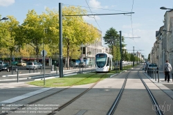 Viennaslide-05222723 Angers, moderne Straßenbahn, Rue de Létanduère - Angers, modern Tramway, Rue de Létanduère