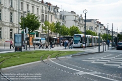 Viennaslide-05222750 Angers, moderne Straßenbahn, Boulevard du Maréchal Foch - Angers, modern Tramway, Boulevard du Maréchal Foch