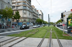 Viennaslide-05222752 Angers, moderne Straßenbahn, Boulevard du Maréchal Foch - Angers, modern Tramway, Boulevard du Maréchal Foch
