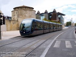 Viennaslide-05231968 Bordeaux, moderne Straßenbahn - Bordeaux, Modern Tramway