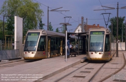 Viennaslide-05263903 Frankreich, Orleans, moderne Straßenbahn - France, Orleans, Modern Tramway