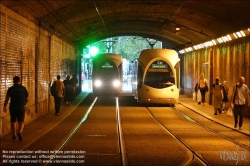 Viennaslide-05274117 Frankreich, Lyon, moderne Straßenbahn,  Perrache Tunnel // France, Lyon, modern Tramway, Perrache Tunnel 