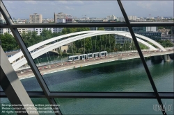 Viennaslide-05274118 Frankreich, Lyon, moderne Straßenbahn, Pont Raymond Barre // France, Lyon, modern Tramway, Pont Raymond Barre