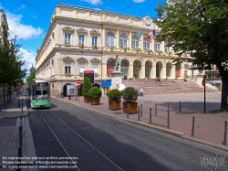 Viennaslide-05277901 St.Etienne, Tramway, Hotel de Ville 935, Rathaus - St.Etienne, Town Hall