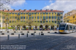 Viennaslide-05285138 Nizza, moderne Straßenbahn, Linie 1, Garibaldi  // Nice, Modern Tramway, Line 1, Garibaldi
