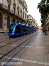 Viennaslide-05291097 Tramway Montpellier, °1 Rue de Maguelone 2006