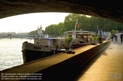 Viennaslide-05307018 Paris, Hausboote an der Seine - Paris, Houseboats at the Seine River