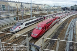 Viennaslide-05309311 Paris, Gare du Nord, TGV und Thalys - Paris, Gare du Nord, TGV and Thalys