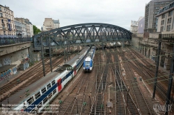 Viennaslide-05309434 Paris, Brücke über Gare de l'Est - Paris, Bridge over Tracks of Gare de l'Est