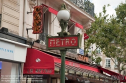 Viennaslide-05315015 Paris, Boulevard Saint Germain, Cafe Le Metro