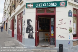 Viennaslide-05323067 Paris, Butte aux Cailles, Restaurant Chex Gladines, Street Art by Misstic // Paris, Butte aux Cailles, Restaurant Chex Gladines, Street Art by Misstic