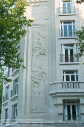 Viennaslide-05326006 Paris, Art-deco-Relief an einem Wohnhaus