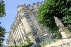 Viennaslide-05326013 Paris, Avenue Henry Martin, Statue Alphonse de Lamartine