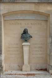 Viennaslide-05338019 Paris, Denkmal André Le Nôtre // Paris, Statue André Le Nôtre