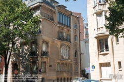 Viennaslide-05344113 Paris, Architektur, Hector Guimard, Villa Flore, 120 Avenue Mozart, 1924-1927