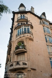 Viennaslide-05344204 Paris, Architektur, Hector Guimard, Immeuble Jassede, 142 Avenue de Versailles, 1 Rue Lancret