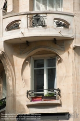 Viennaslide-05344248 Paris, Architektur, Hector Guimard, Immeuble Jassede, 142 Avenue de Versailles, 1 Rue Lancret