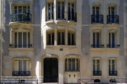 Viennaslide-05344602 Paris, Immeuble Trémois von Hector Guimard 1909 - Paris, Immeuble Trémois by Hector Guimard 1909