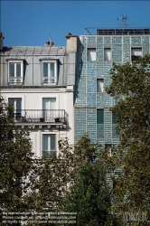 Viennaslide-05360149 Paris, 179bis Quai Valmy, Solarfassade // Paris, 179bis Quai Valmy, House with Solar Energy Cells