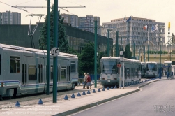 Viennaslide-05391108 Paris, moderne Straßenbahn T1 - Paris, Modern Tramway T1